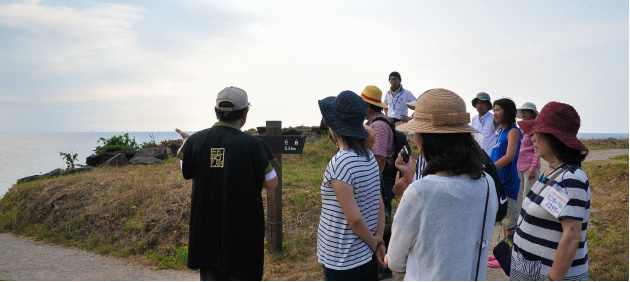 ジオを歩こう現地ガイド及び地域歴史の語り部